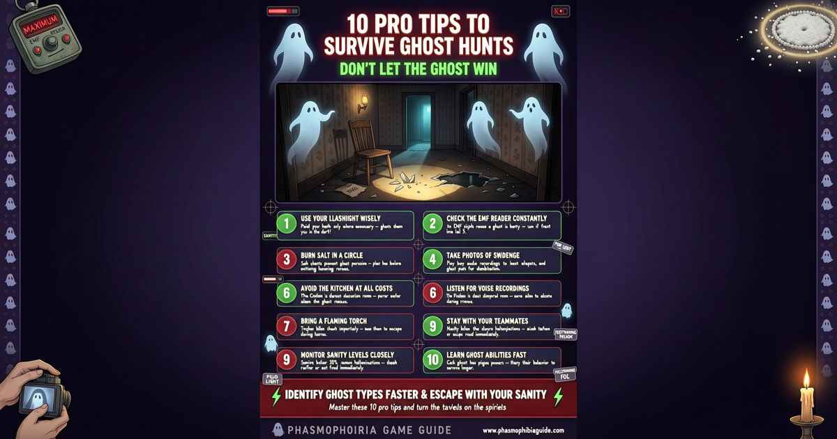 Phasmophobia: 10 Pro Tips to Survive Ghost Hunts and Identify Ghosts